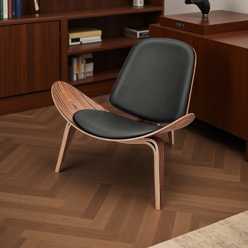 Hans wegner shell lounge chair - shell,