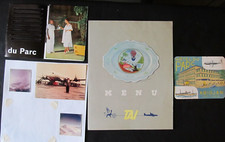 Transports Aériens Intercontinentaux 16 avril 1956 Photos Menu Luc Marie Bayle