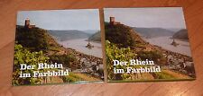 DER RHEIN IM FARBBILD - 47 FARBTAFELN TEXT VON HELMUT DOMKE - UMSCHAU VERLAG