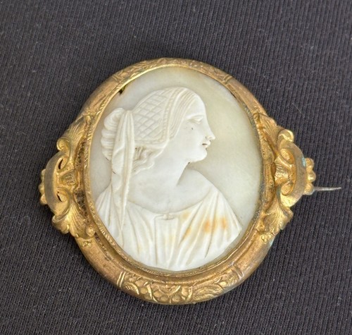 Ancienne broche camée - ancienne,