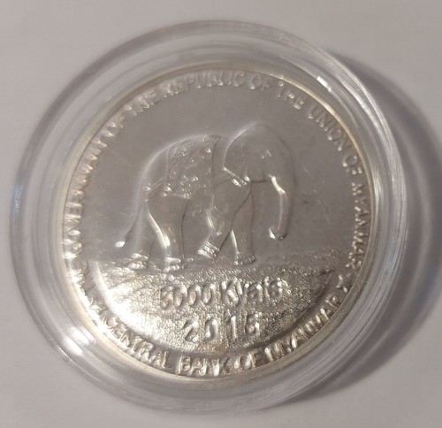 Mayanmar piece 5000 - , kyats