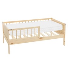 Lit d'enfant simple beige en