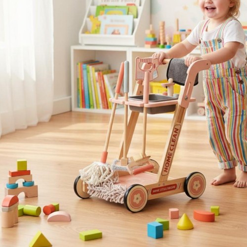 Chariot nettoyage bois - nettoyage, en
