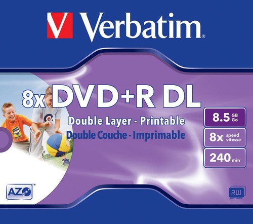 Dvd 5gb 240min - dl, 8,5gb