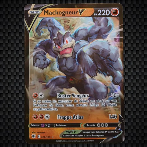 Cartes pokémon mackogneur - mackogneur, v