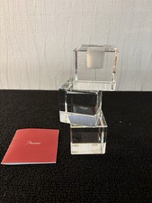Bougeoir modèle cube Arik Lévy en cristal de Baccarat mod1
