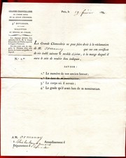 document ancien . Jean
