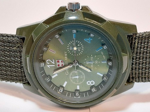 Military style round dial - style,