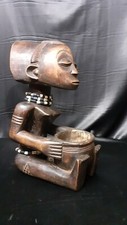 LUBA POT RDC ZAÏR ART TRIBAL  AFRICAINE MASQUE 