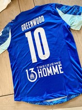 Maillot OM (Marseille) Coupe D’europe Greenwood avec tout les sponsors Taille XL