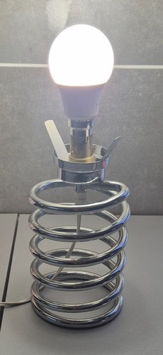 Ancienne lampe ressort design