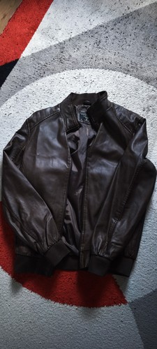 Blouson bombardier cuir - blouson, marron