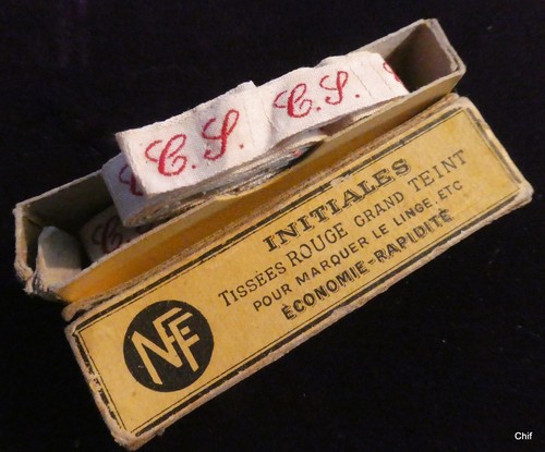 Anciennes initiales tissées - anciennes,