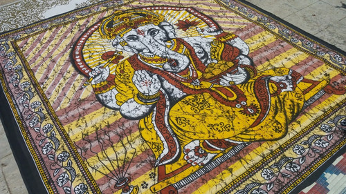 Ganesha tenture couvre lit - tenture, couvre-lit