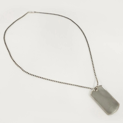 Collier étiquette chien - , en