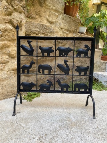 Pare feu fer decor - pare-feu, en