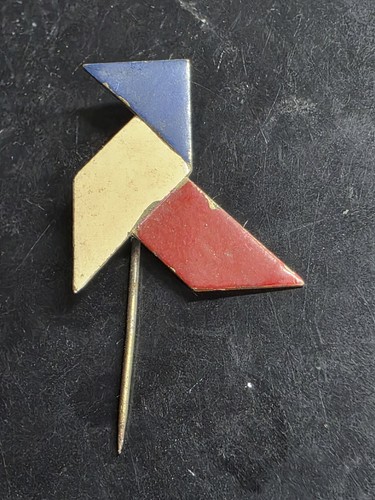 épingle cravate cocotte - épingle, à