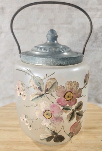 Ancien pot biscuits bonbon - pot,