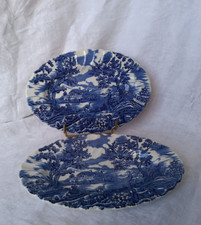 2 raviers en faïence anglaise