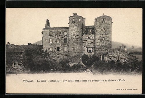 Cpa vergezac ancien - vergezac,, l´ancien