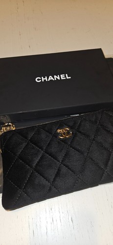 Pochette chanel velours - velours, _