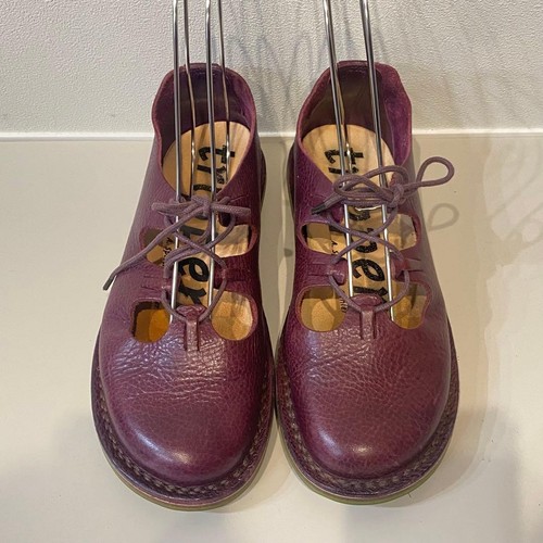 Chaussures plates cuir pour - en,