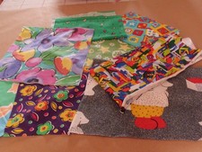 Lot petits coupons tissu - de, de