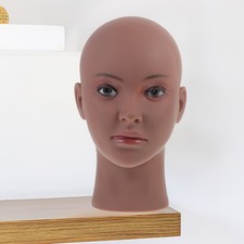  Bald Mannequin Head for Makeup Artist Practice Tête Affichage Du Chapeau