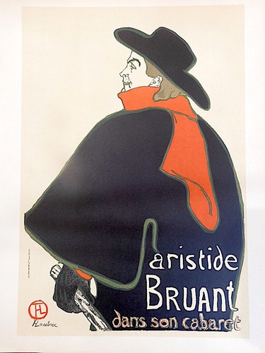 Affiche lithographie illustré - affiche,