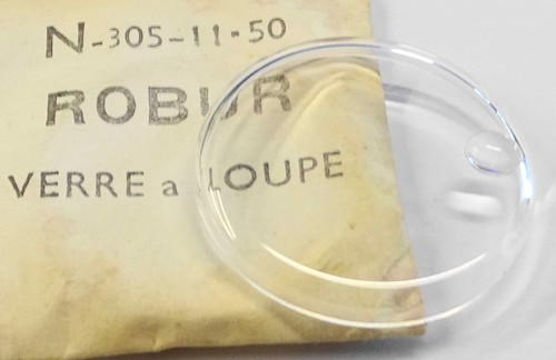 Verre montre loupe - a, diam