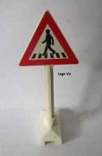 Lego 649pb03 City Road Sign Panneau Signalisation Pedestrian Crossing MOC A85