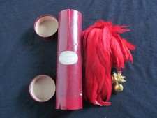 PLUMET ROUGE +ATTRIBUT DE KEPI OFFICIER SUBALTERNE