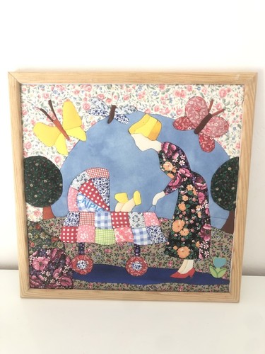 Cadre patchwork tissu - patchwork,