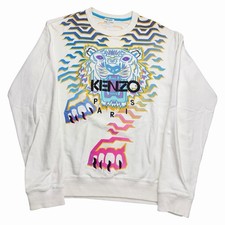 KENZO Rainbow Geo Tiger White