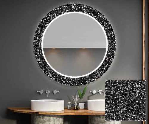 Miroir rond décoratif avec - décoratif,