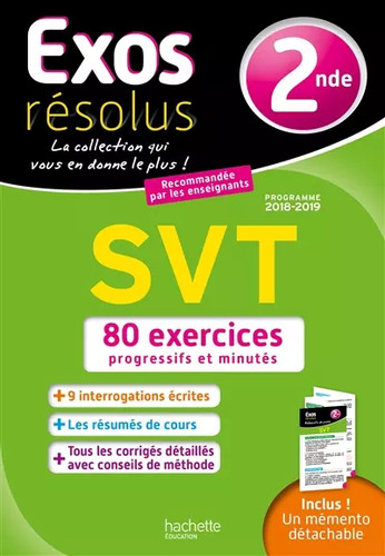 Exos résolus svt - exos, 2nde