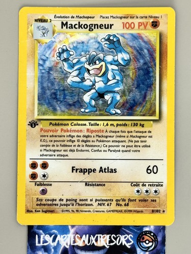 Carte pokémon mackogneur - carte,