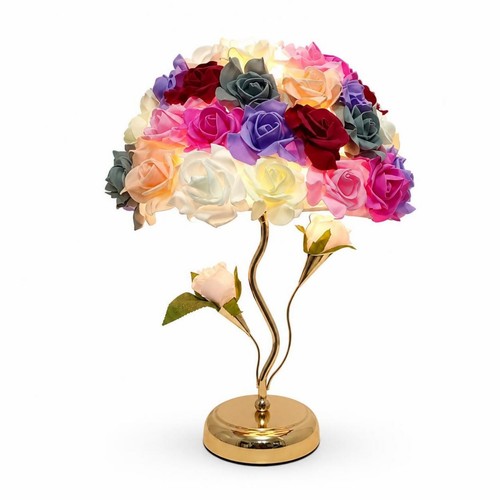 Lampe bouquet roses usb - bouquet,