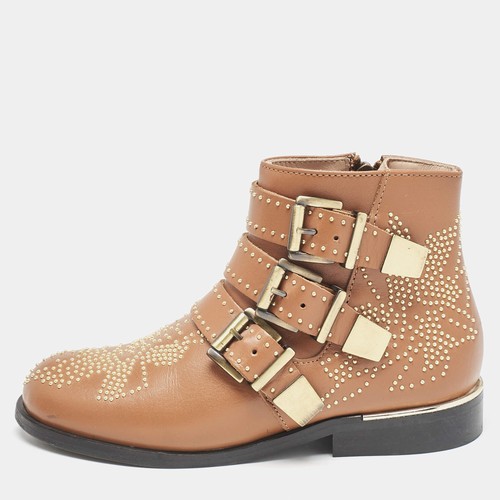 Chloe brown leather susanna - brown,