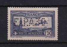 POSTE AERIENNE N° 6CPERFORE NEUF** COTE 875€ / 2 SCANS