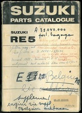 Parts Catalogue SUZUKI RE 5