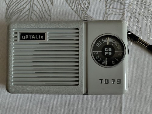 Poste radio optalix gris - to,