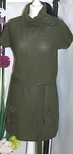 Vêtement femme : Robe pull hivers kaki NEUVE - T : 38 *