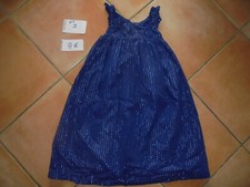 robe 10 ans brillante bleue