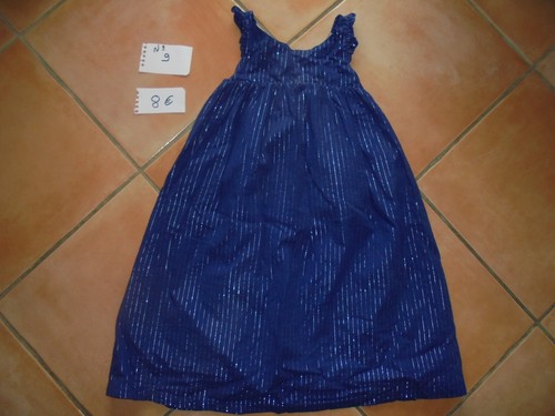 Robe ans brillante bleue - 10,