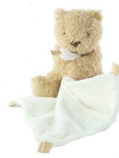 Peluche doudou ours beige