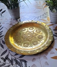 Plat En Laiton Marocain