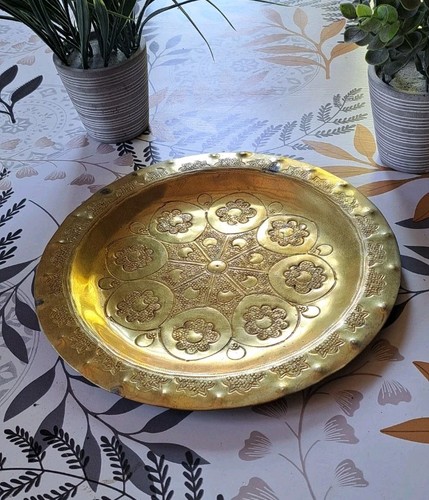 Plat laiton marocain - laiton,