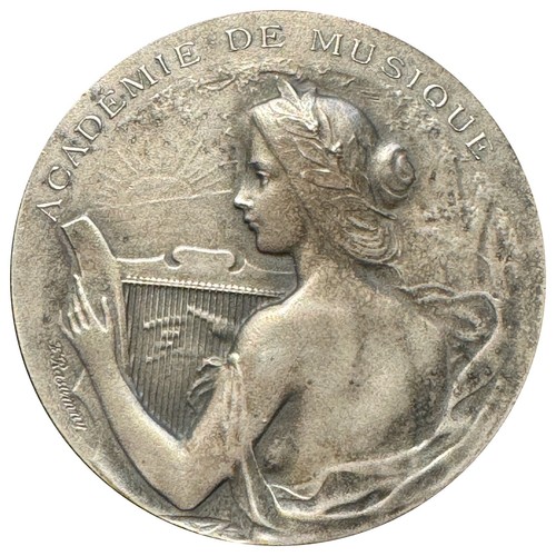 Médaille bronze argenté - , "