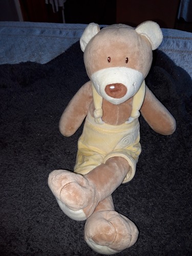 Doudou peluche ours beige - /,